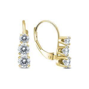 14K 0.96 Ct. Tw. Diamond Earrings